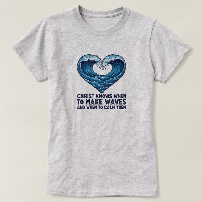 Herz des Ozeans: Göttliche Weisheit T-Shirt (Design vorne)