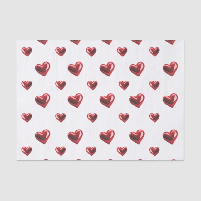 Herz des Papierfachs Seidenpapier (Vorderseite)