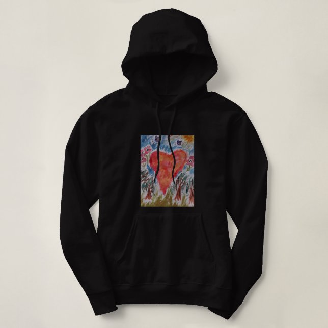Herz des Planeten Hoodie (Design vorne)