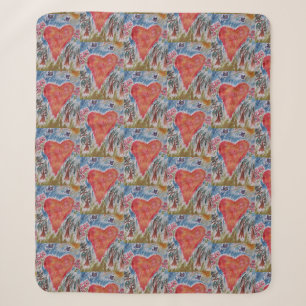 Herz des Planeten Sherpa Blanket Sherpadecke