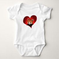 Herz des roten Pandas für Babys