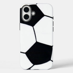Herz des Spiels "Ich liebe Fußball" (Soccer) Kun iPhone 16 Plus Hülle