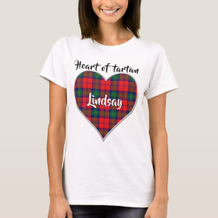 Herz des Tartan-Clans Lindsay Karo T-Shirt