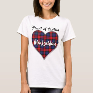 Herz des Tartan-Clans MacLachlan kariert T-Shirt