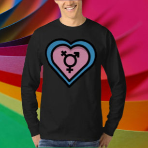 Herz des Trans Pride Long Sleeve Shirts