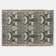 Herz des Waldwurzelschuhblankets