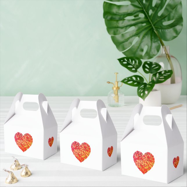 Herz Design Gefallen Box Geschenkschachtel (Zahlreiche)