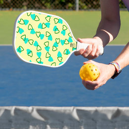 Herz Design Pickle Ball Paddle