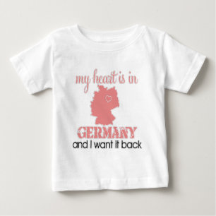 Herz Deutschland Baby T-shirt