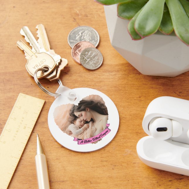 Herz dich, eine Mutter ohne Vergleich Schlüsselanhänger (Schreibtisch)