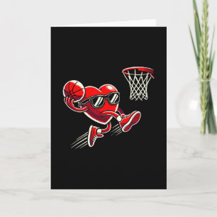 Herz-Dunking-Sketll Valentinstag Jungen Mädchen Ki Karte