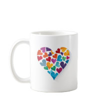 Herz, eigener Text, Regenbogenfarben, individuell 