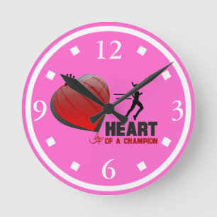 Herz einer Wanduhr Meister-Damen-Runner