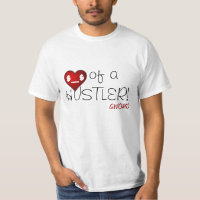 Herz eines Arbeitstier-T-Shirts