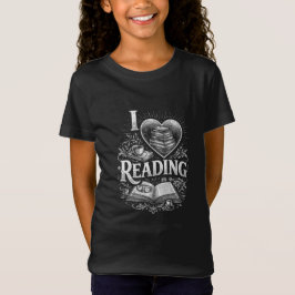 Herz eines Buchliebhabers T-Shirt