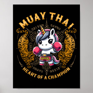 Herz eines Champions - Kickboxen und Muay Thai Cut Poster