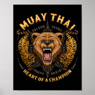Herz eines Champions - Kickboxen und Muay Thai Gri Poster