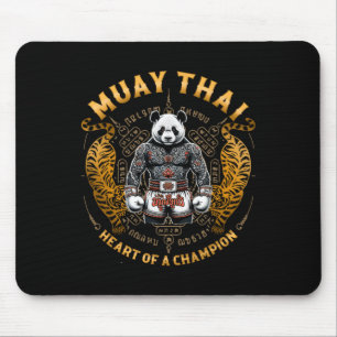 Herz eines Champions - Kickboxen und Muay Thai Pan Mousepad