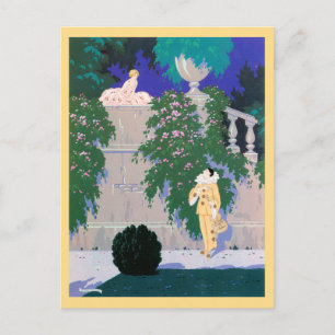 Herz eines Clowns Postkarte