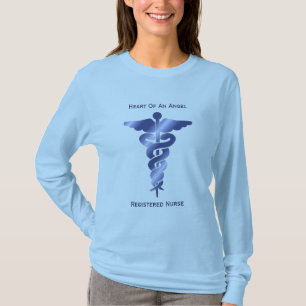 Herz eines Engels: Registrierte Krankenschwester-T T-Shirt
