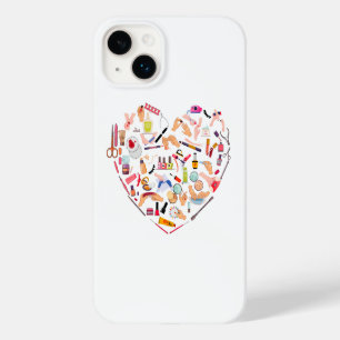 Herz eines Manikürs für Nageltechniker Case-Mate iPhone 14 Plus Hülle