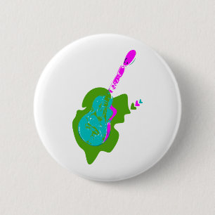 Herz eines Musikers Button