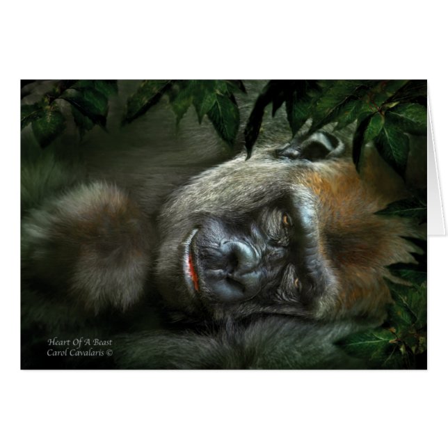 Herz eines Tieres ArtCard (Vorderseite (Horizontal))