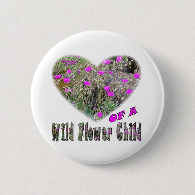 Herz eines Wildkind der Blume Button (Vorderseite)