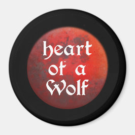 Herz eines Wolf Magnet