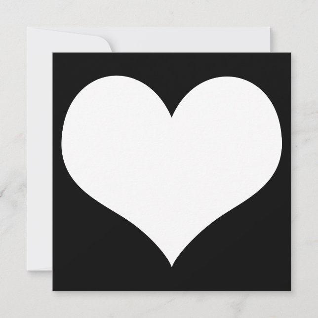 Herz Einladung (Vorderseite)