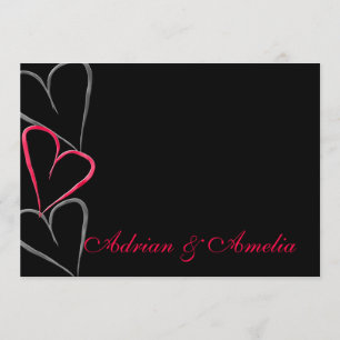 Herz-Einladung Einladung