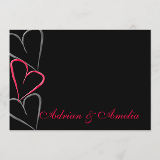 Herz-Einladung Einladung