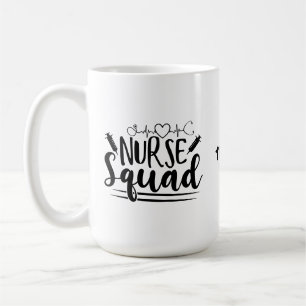 Herz EKG Nurse Squad   Funny Nurse Kaffeetasse
