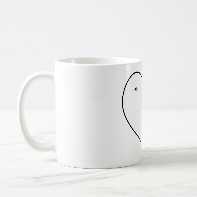 Herz - Emo - Tasse (Links)
