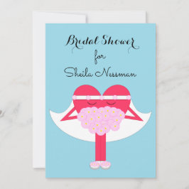 Herz Erheiraten: Brautparty Einladung