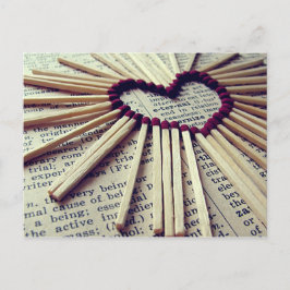 Herz Ewige Liebe Postkarte