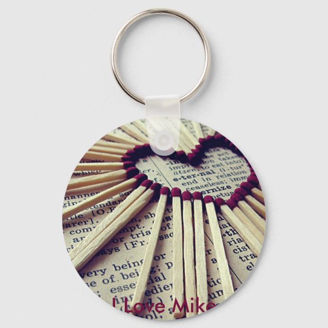 Herz Ewige Liebe Schlüsselanhänger (Vorderseite)