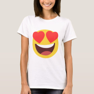 Herz Eyes Emoji T-Shirt