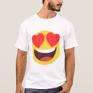 Herz Eyes Emoji T-Shirt
