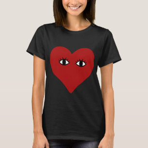 Herz Face Tshirt