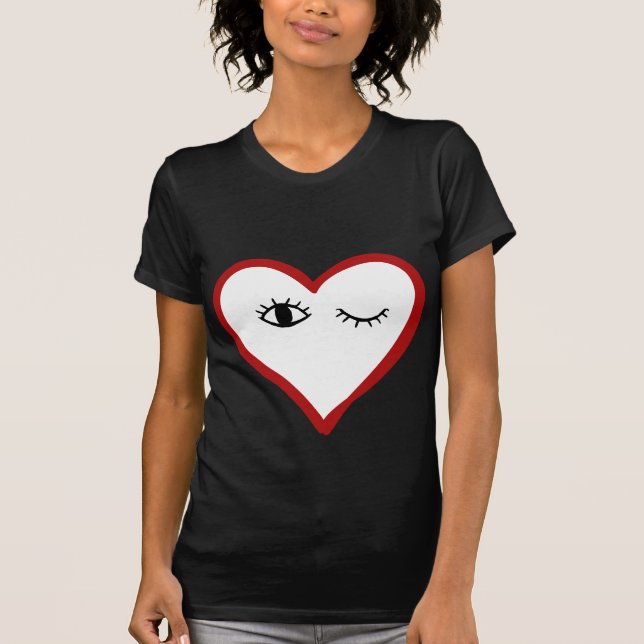 Herz Face Tshirt (Vorderseite)