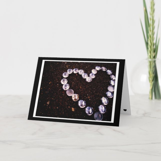 Herz Feiertagskarte (Vorderseite)