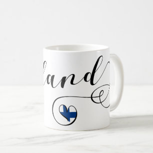Herz-Finnland-Tasse, Finn, finnisch Tasse