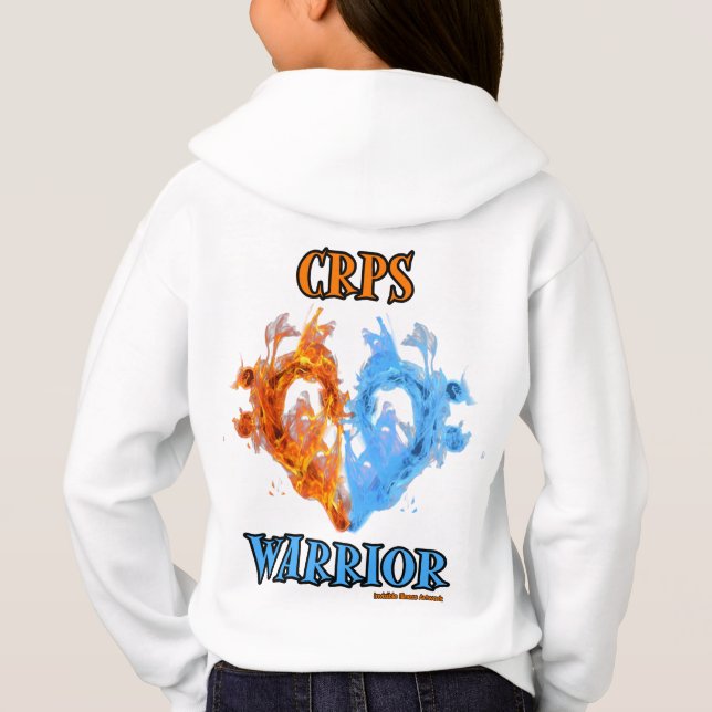 Herz/Flammen...CRPS Hoodie (Rückseite)