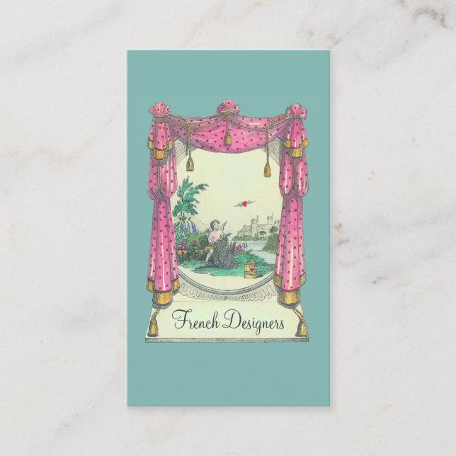 Herz fliegen - Visitenkarte (Vorderseite)