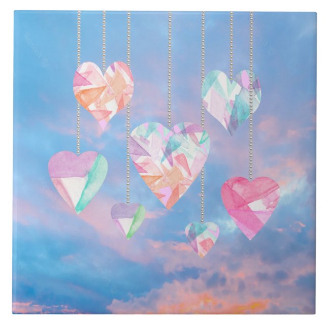 Herz Fliese (Vorderseite)