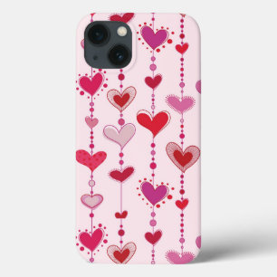 Herz-Fliesen iPhone 13 Hülle