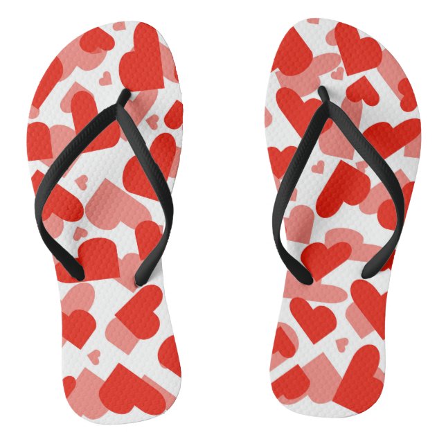 Herz Flip Flops (Fußbett)