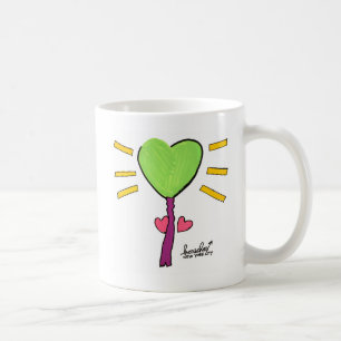 Herz-Flower-Tasse Kaffeetasse
