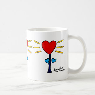Herz-Flower-Tasse Kaffeetasse